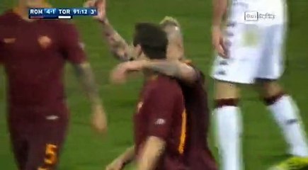 Radja Nainggolan Goal AS Roma 4 - 1 Torino SA 19-2-2017