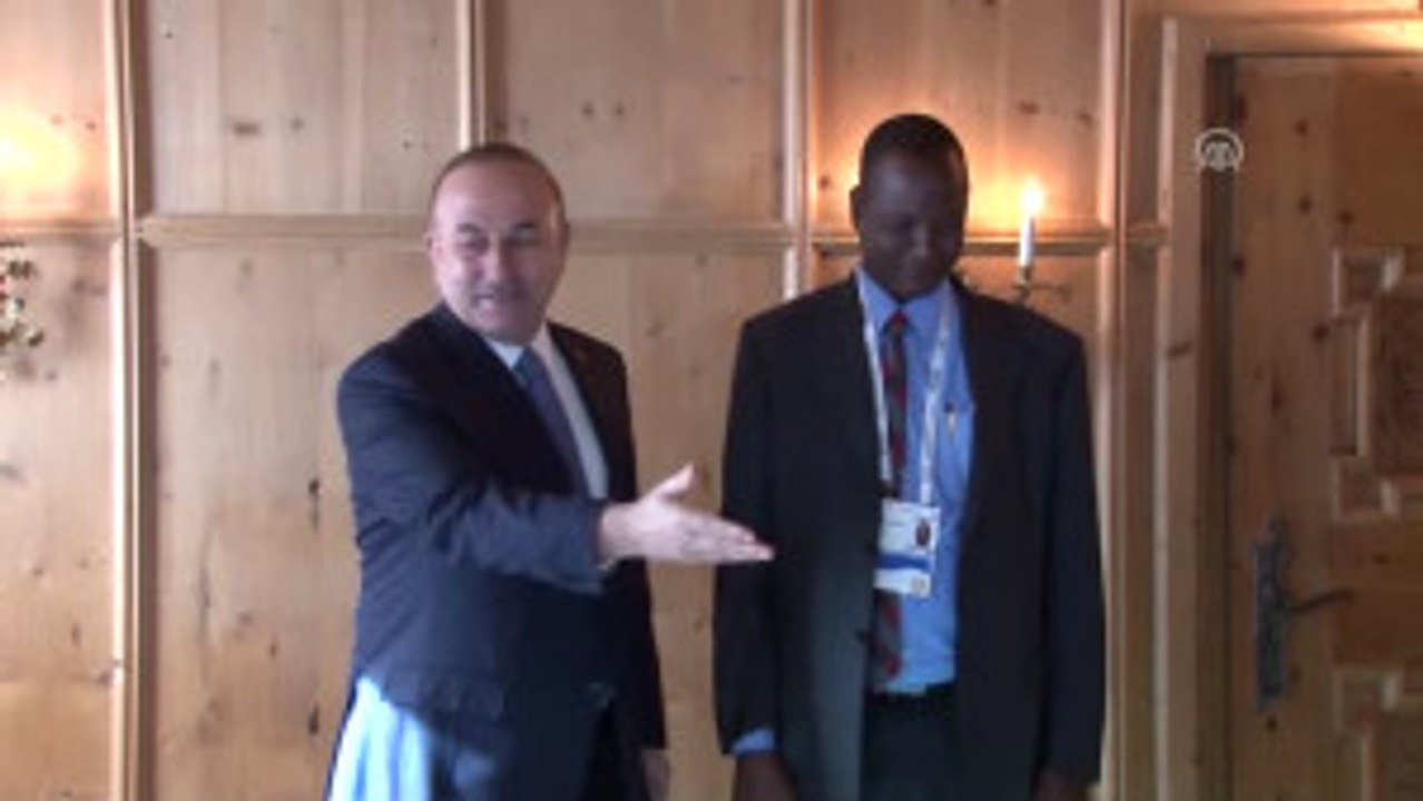 Dışişleri Bakanı Çavuşoğlu - Güney Sudan 1. Başkan Yardımcısı Taban Deng Gai