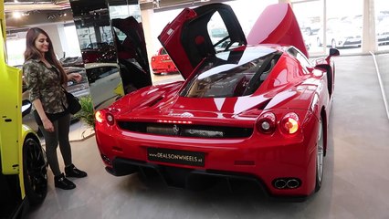 MY FRIEND GAVE US HIS FERRARI ENZO !!!