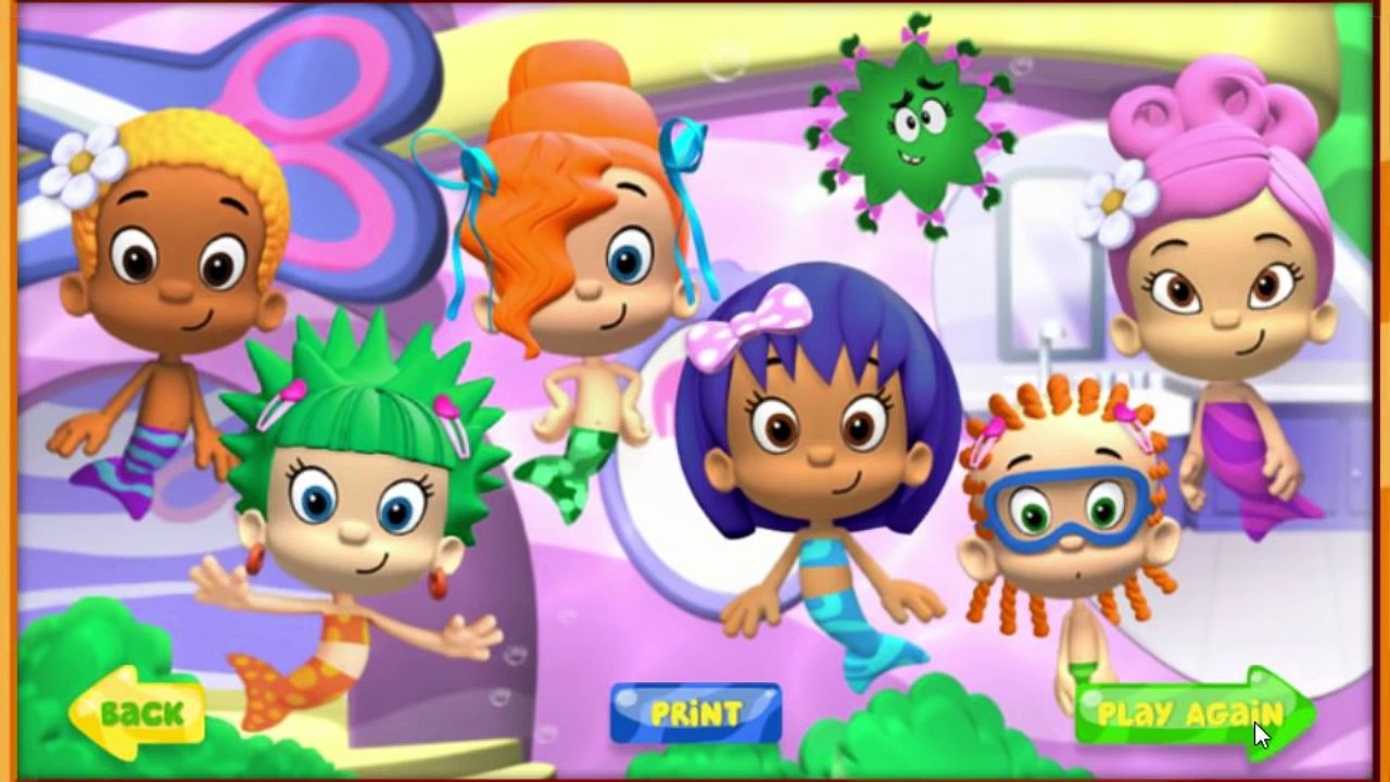 Bubble Guppies: Good Hair Day. Game For Kids