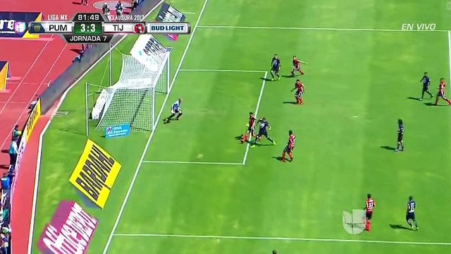Nicolas Castillo Goal HD - U.N.A.M.- Pumas	3-3	Club Tijuana 19.02.2017