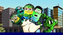 Minions Hulk Cartoons Finger Family Rhymes | Hulk Finger Family Children Nursery Rhymes