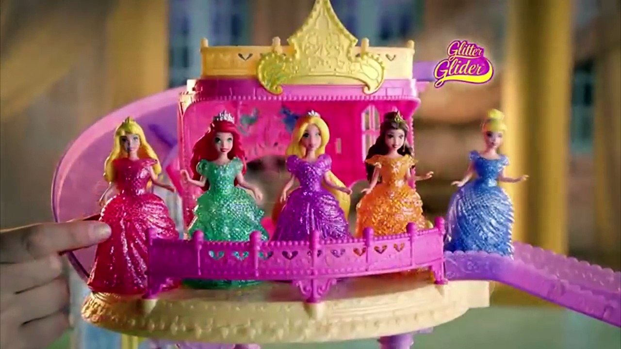 Disney Princess Little Kingdom Glitter Glider Castle Playset with Cinderella - Kids Toys