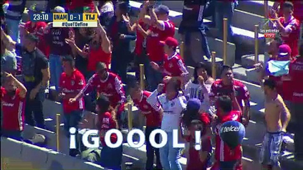 PUMAS UNAM VS XOLOS TIJUANA 3 – 3, Jornada 7 clausura 2017 LIGA MX