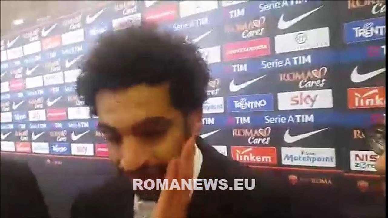 Salah in zona mista al termine di Roma-Torino