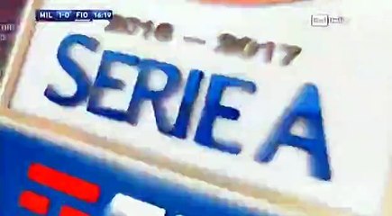 Juraj Kucka Goal AC Milan 1 - 0 Fiorentina SA 19-2-2017