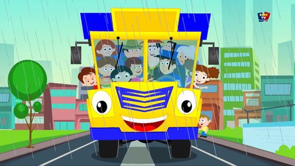 Roues sur le bus - Musique pour enfants - Comptine - Kids Song - Kids Rhyme - The Wheels On The Bus
