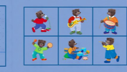 Petit Ours Brun - Comptine pour mimer les musiciens