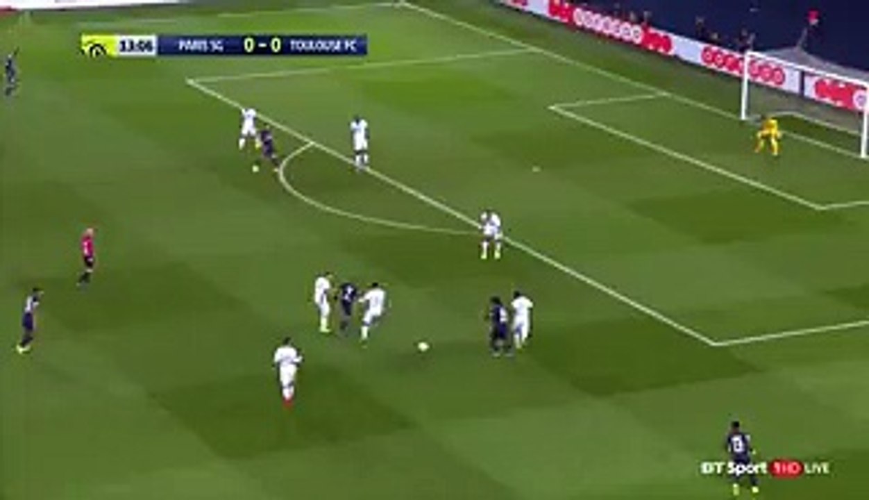 Lucas Moura Big Chance HD - PSG vs Toulouse 19.02.2017 HD