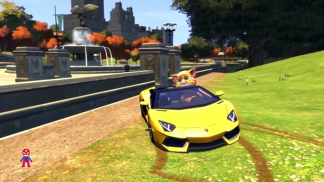 Los COLORES de TALKING TOM y los COLORES de la MOTO de dibujos animados PARA NIÑOS RIMAS ANIMADOS PARA NIÑOS CON UN