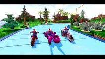 McQueen Cars Colors   Spiderman w/ Hulk & Venom ! Incy Wincy Spider Nursery Rhyme Song Kid