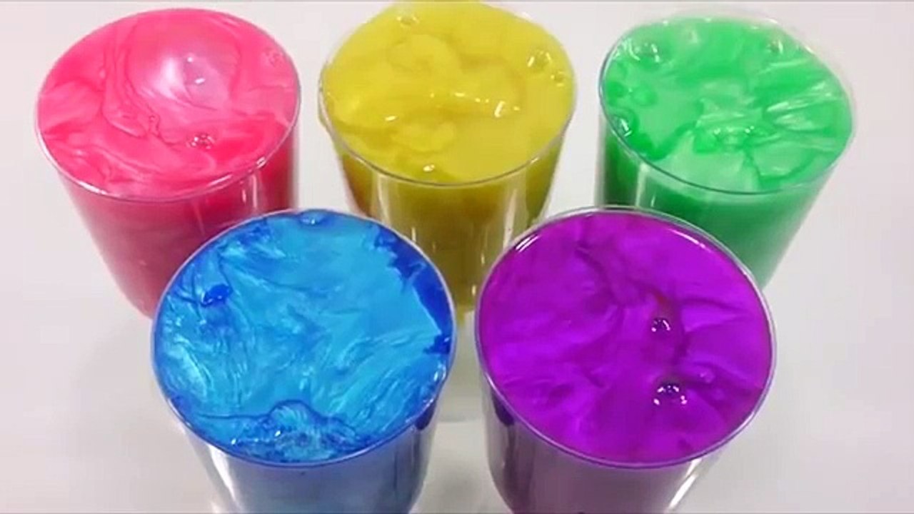 DIY How to Make Yogurt Ice cream Pudding Learn Colors Slime Play Doh Toy Surprise