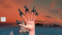 Finger Family Crazy Dinosaur Family Nursery Rhyme | Funny Dinosaurs Finger Family Songs for Kids
