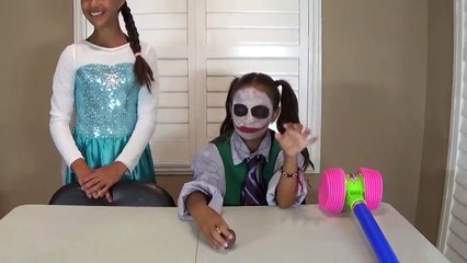 BAD BABY JOKER GIRL Messy Real Gross Food vs SpiderGirl TOYS TO SEE Family