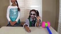 BAD BABY JOKER GIRL Messy Real Gross Food vs SpiderGirl TOYS TO SEE Family