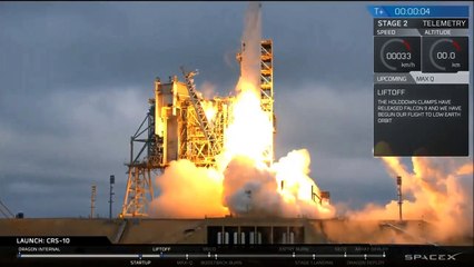 SpaceX Launches CRS-10 to the International Space Station - HD