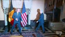Pence meets with Belgian prime minister