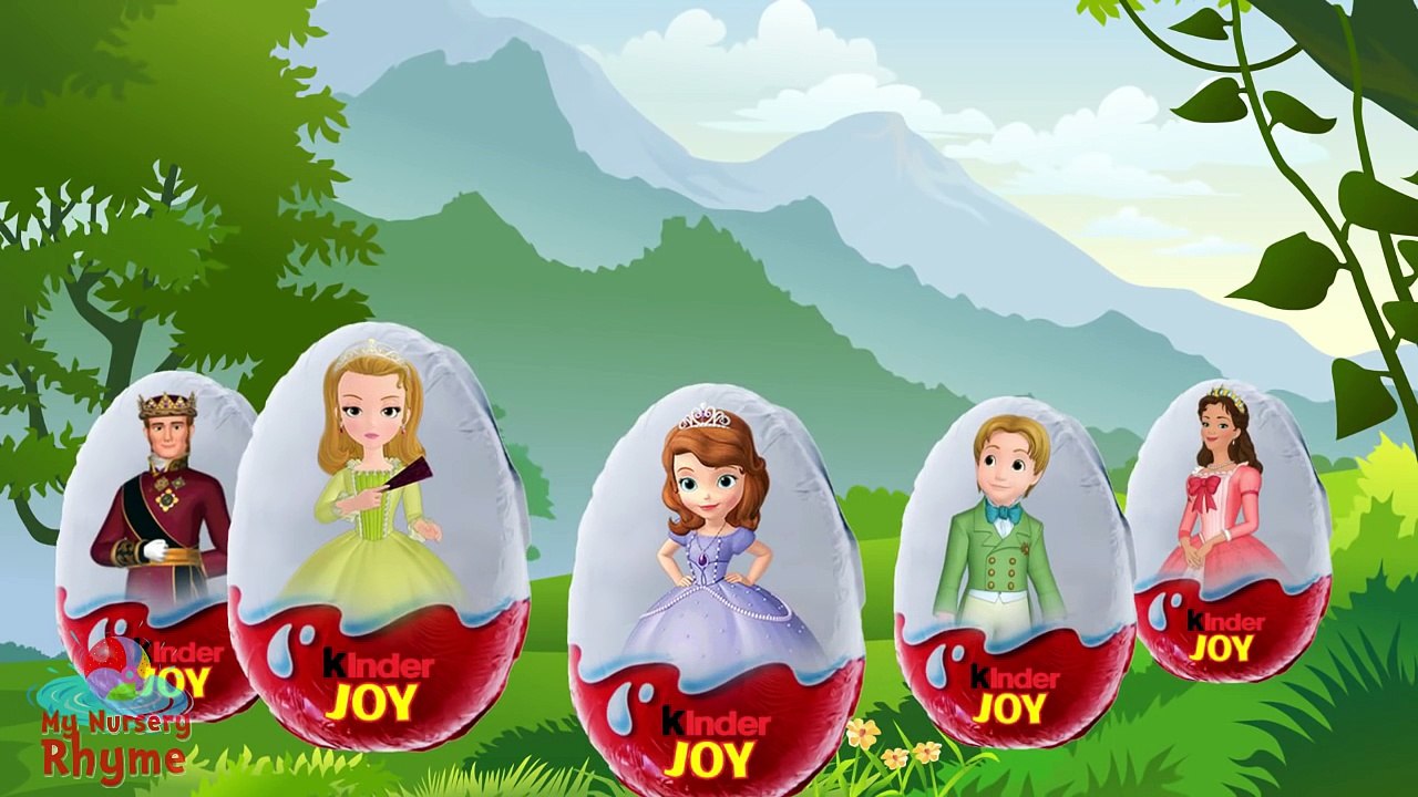 Kinder Joy Frozen Finger Family Cartoon Animation Nursery Rhyme