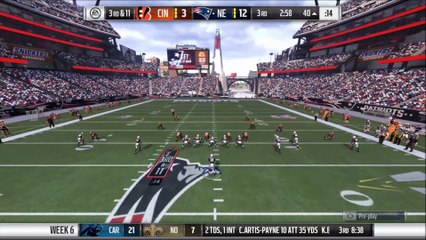 TD White vs Cincinnati Madden NFL 17