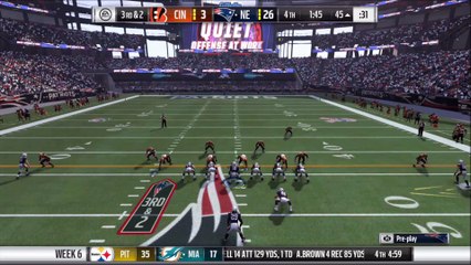TD Blount vs Cincinnati Madden NFL 17