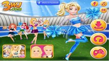 Princess Elsa, Anna, Snow White - Disney Cheerleaders -Dress Up Game for Kids
