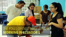 Polls Open In Ecuador - Correa Votes