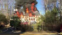 Massive home fire burns down $2.7m Virginia mansion