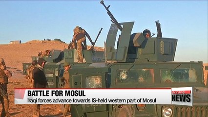 Télécharger la video: Iraqi forces advance towards IS-held western part of Mosul