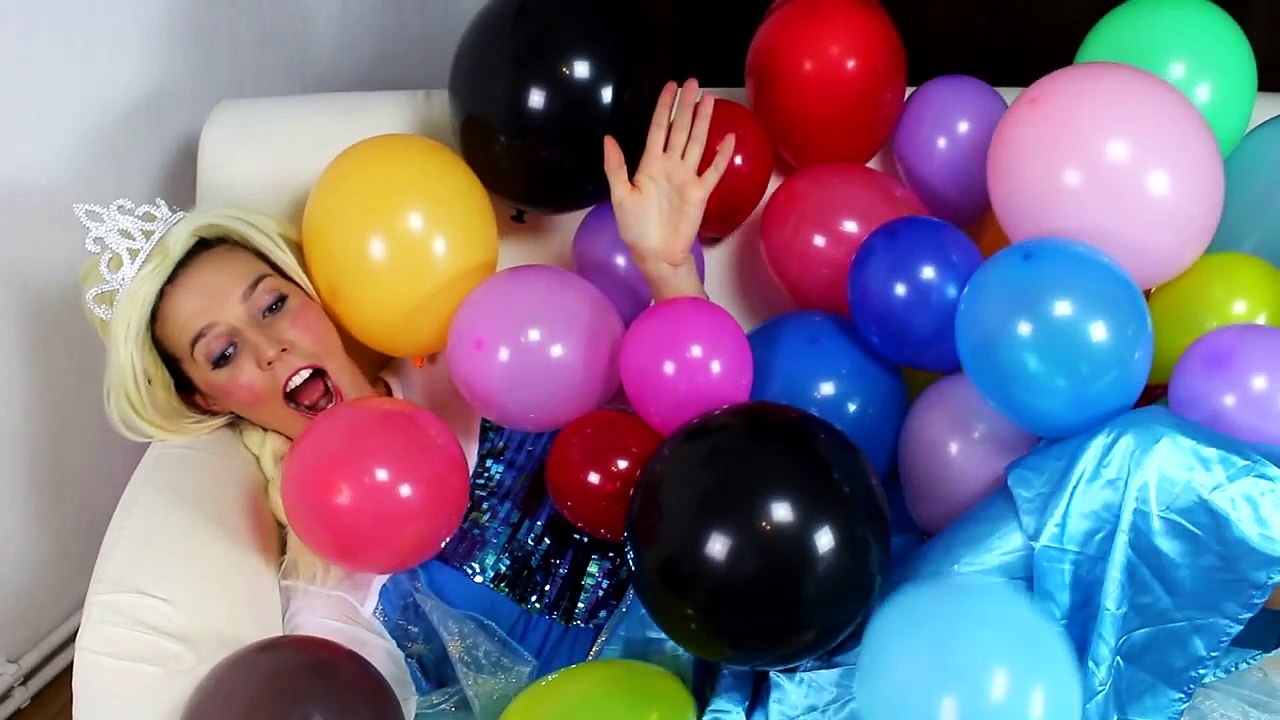 Frozen Elsa & Anna NAIL POLISH CHALLENGE! w/ Spiderman Joker McDonalds Pepsi Kids Fun In R