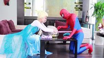 Congelados Elsa POO BOLAS de COLORES con Spiderman vs Joker Broma de los Superhéroes de la Diversi