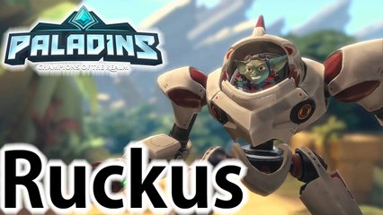 Paladins Jogando com Ruckus