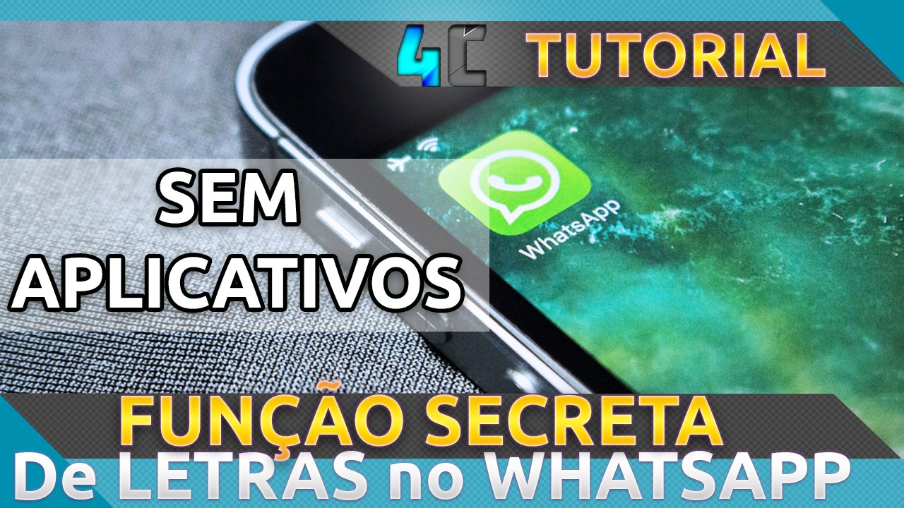 Use uma FUNÇÃO SECRETA de letras no WHATSAPP!