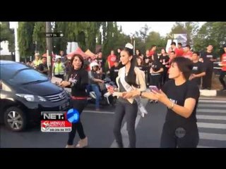 Puluhan model cantik di Semarang bagikan takjil - NET24