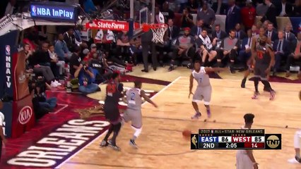 LeBron James claque un dunk qui aurait eu sa place au concours samedi !