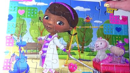 Скачать видео: Disney Doc McStuffins PUZZLE Games Clementoni Puzzels Learning Activities Rompecabezas Play De