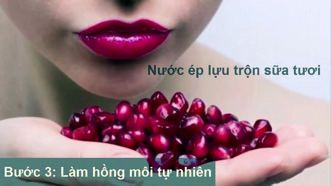 4 Bước Cực Đơn Giản Làm Môi Hồng Tự Nhiên Tại Nhà