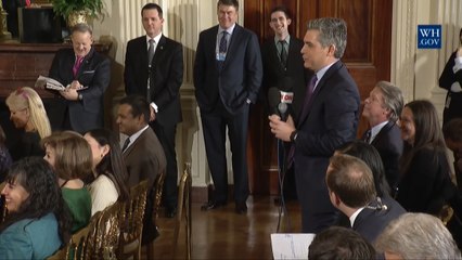 President Trump Talks With Jim Acosta of CNN About Fake News