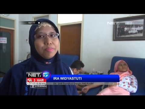 PMI Kediri kekurangan stok darah - NET17
