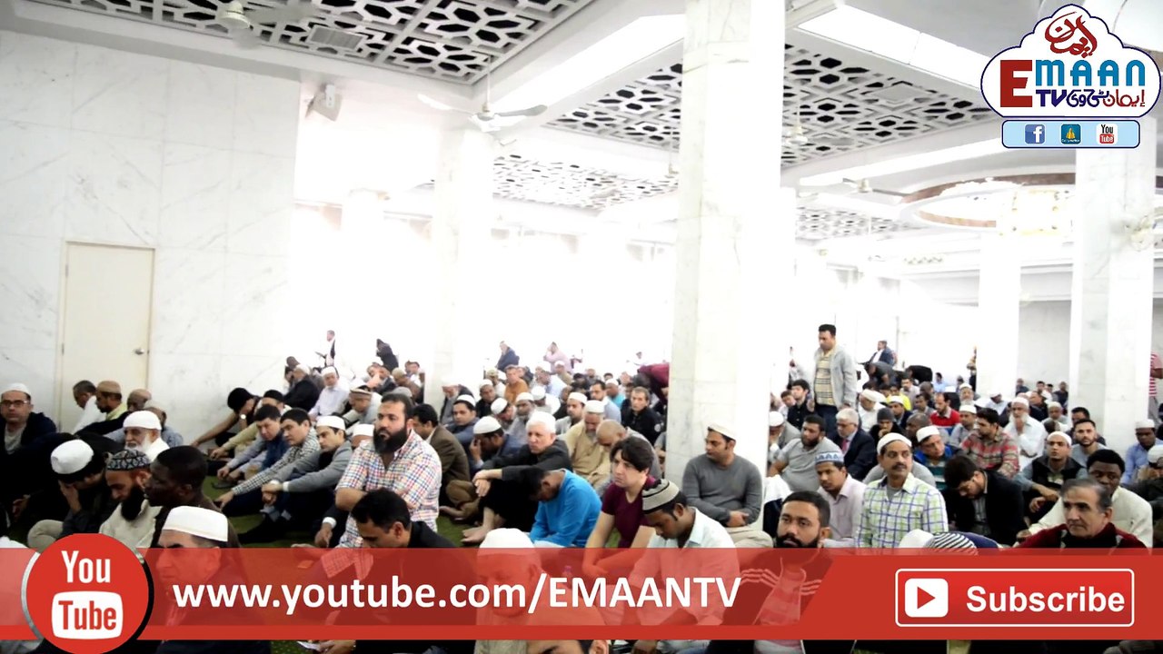 Gratefulness of Allah S.W.T.'s Favours By Chief Imam Mufti Muhammad Arshad In Kowloon Masjid Hong Kong 17/2/2017