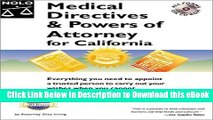 eBook Free Medical Directives   Powers of Attorney in California (Medical Directives   Powers of