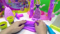 Play-Doh Disney Princess Design-a-Dress Boutique Playset Featuring Belle and Rapunzel!