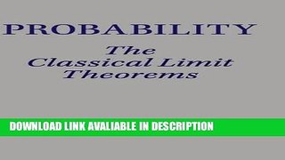 [Download] Probability: The Classical Limit Theorems Free Books