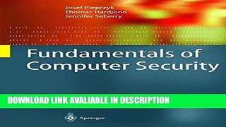 Read Book Fundamentals of Computer Security Free Books