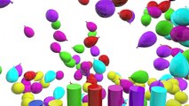 3D Colors for Children to Learn with COLOR BALLOONS - Learn Colours for Kids! Learning Videos Part 2
