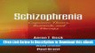 PDF [FREE] Download Schizophrenia: Cognitive Theory, Research, and Therapy Free Online