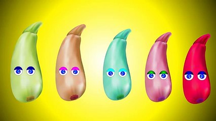 Zucchini Finger Family Nursery clhildren rhymes | Finger family songs kids rhymes