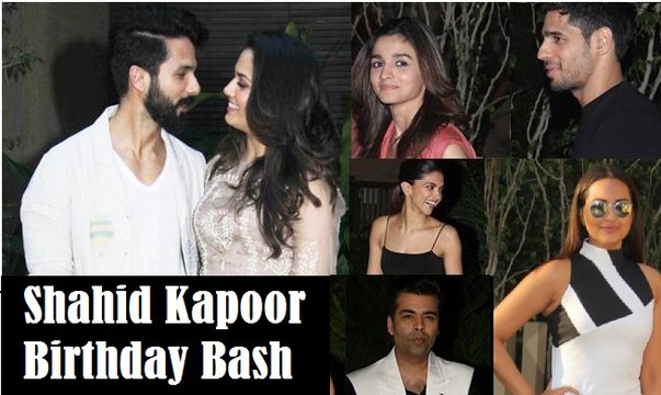 Deepika Padukone, Sonakshi Sinha, Farhan Akhtar & Many More At Shahid Kapoor's Pre-Birthday Bash