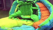 HUGE INFLATABLE SLIDE for Kids Little Tikes 2 in 1 Wet n Dry Bouncer House Children Playt