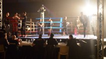 Achille Robinet (Esobama Orgeval) vs Quentin Leclerc (Muay Thai Vendinois) combat en 63 kgs