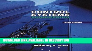 Books Control Systems Engineering, 3rd Edition Free Books